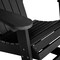 Flash Furniture 2 PK Black Poly Resin Adirondack Rocking Chairs JJ-C14705-BK-2-GG - alternate 6